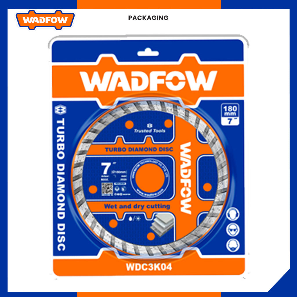 Wet & Dry Turbo Diamond Disc 7 Inches WDC3K04