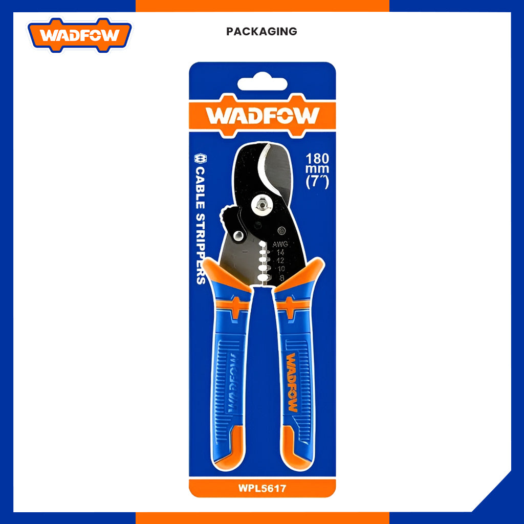 Cable Stripper 7"/180mm With Sharp Edge For Cutting Wire