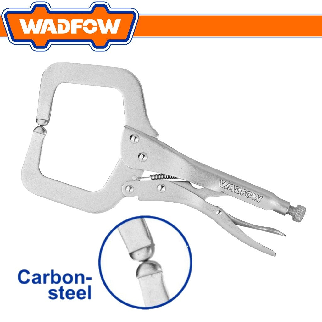 Wadfow C-Clamp Locking Plier 11 Inches WLP4202 (WHT)