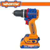 Wadfow P20S/20V Brushless Motor Lithium-Ion Cordless Impact Drill 52Nm WCDP5281 (WCT)