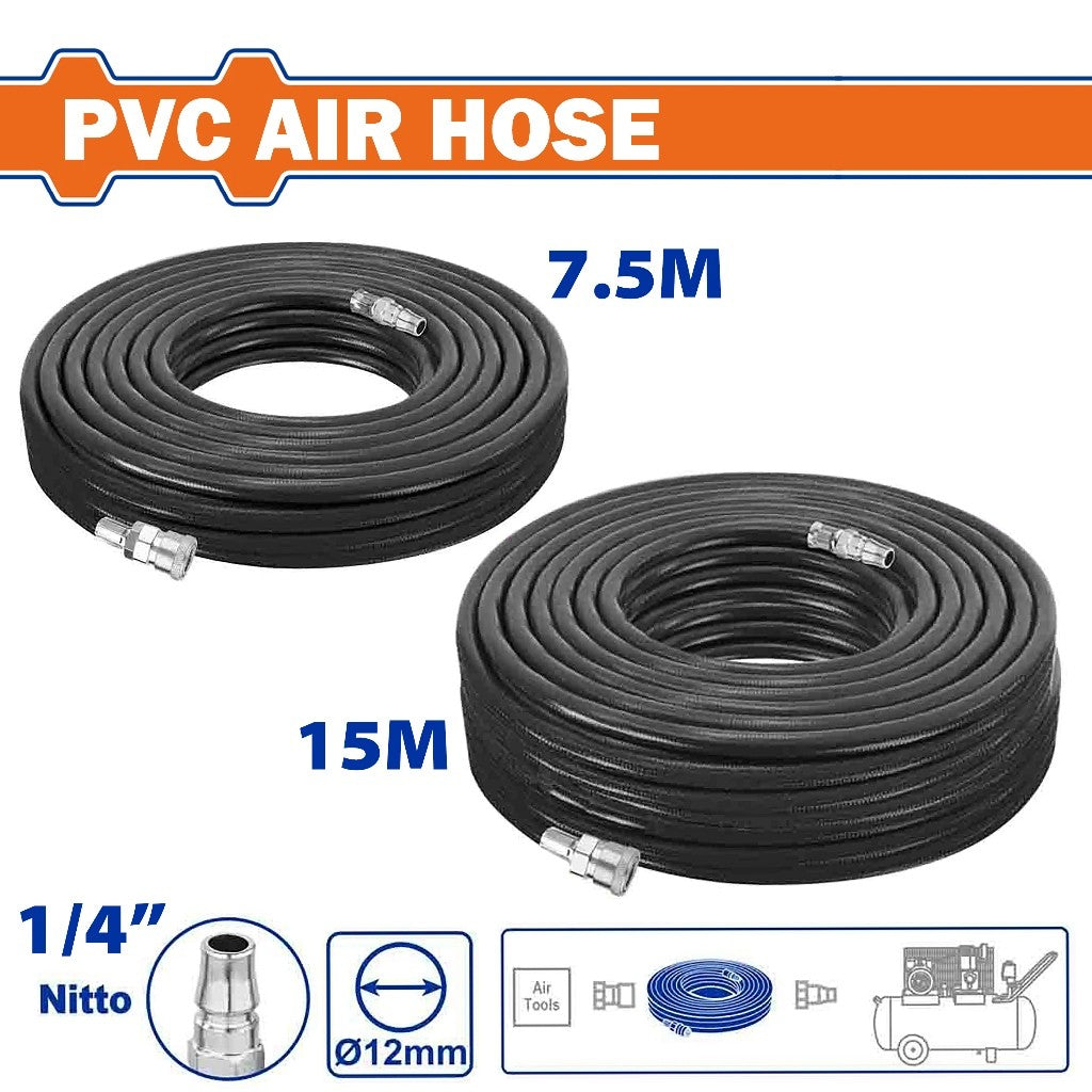Wadfow 12mm PVC Material Air Hose with 1/4 inches Gas Inlet Diameter (WHT)