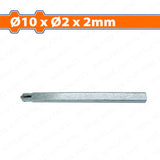 Wadfow Tungsten Carbide Material Tile Cutter Blade 10 x 2 x 2mm WCJ4503 (WHT)