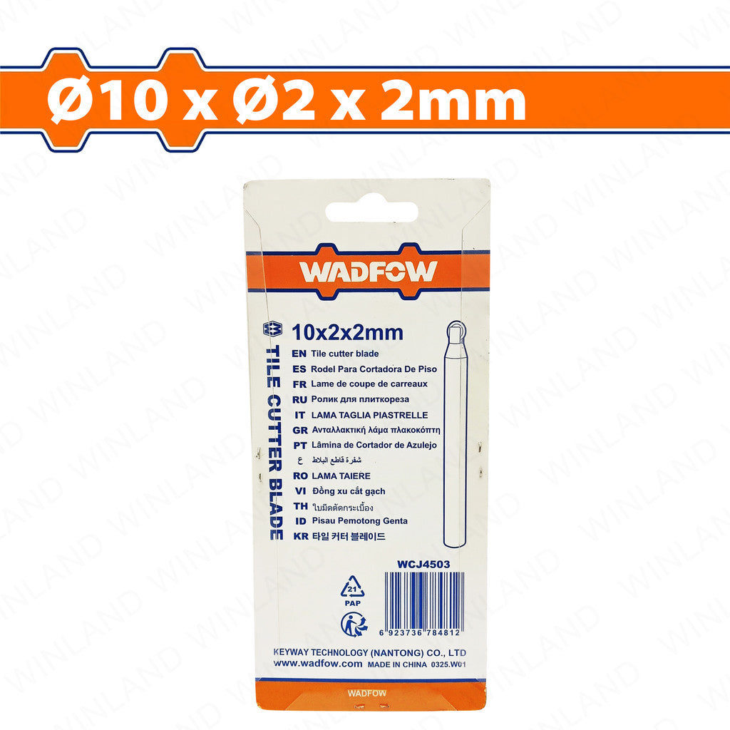 Wadfow Tungsten Carbide Material Tile Cutter Blade 10 x 2 x 2mm WCJ4503 (WHT)
