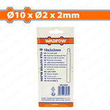 Wadfow Tungsten Carbide Material Tile Cutter Blade 10 x 2 x 2mm WCJ4503 (WHT)