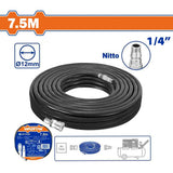 Wadfow 12mm PVC Material Air Hose with 1/4 inches Gas Inlet Diameter (WHT)